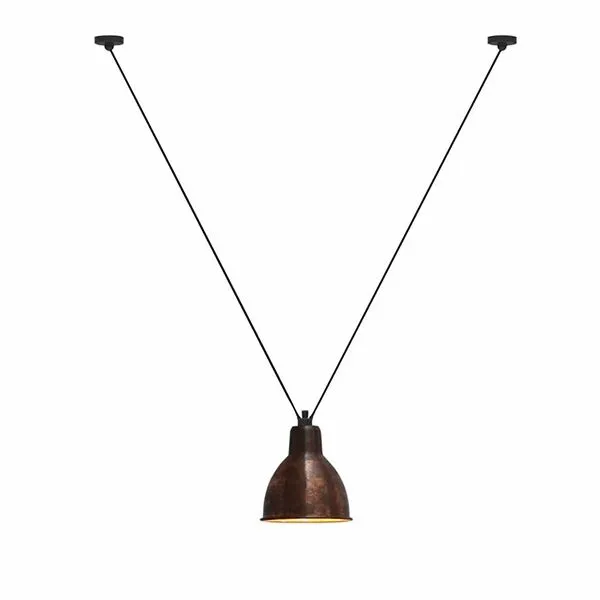 La Lampe Gras N323 XL Rå Kobber Round – pendel — produktfoto