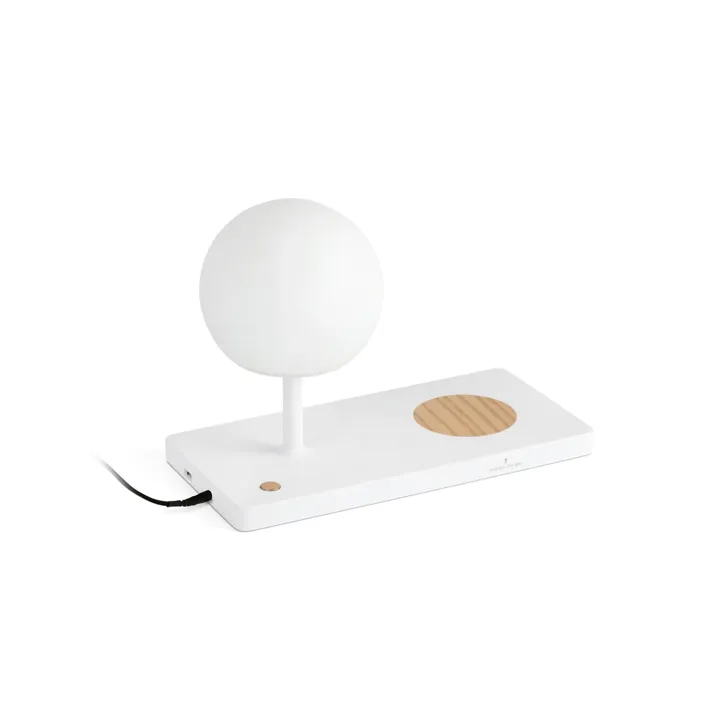 Faro NIKO Mat Hvid/Glas – bordlampe — produktfoto