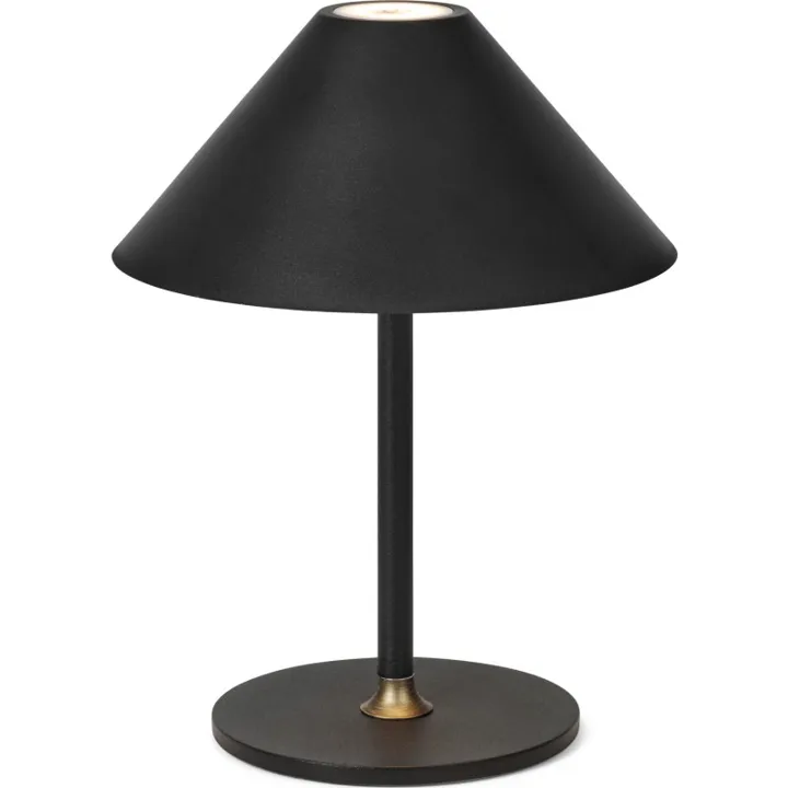 Halo Design Hygge genopladelig , H25 cm, sort – bordlampe — produktfoto