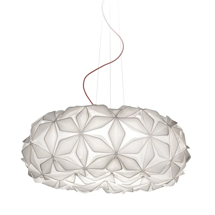 Slamp C'Est La Vie Stor Hvid/Rød – pendel — produktfoto