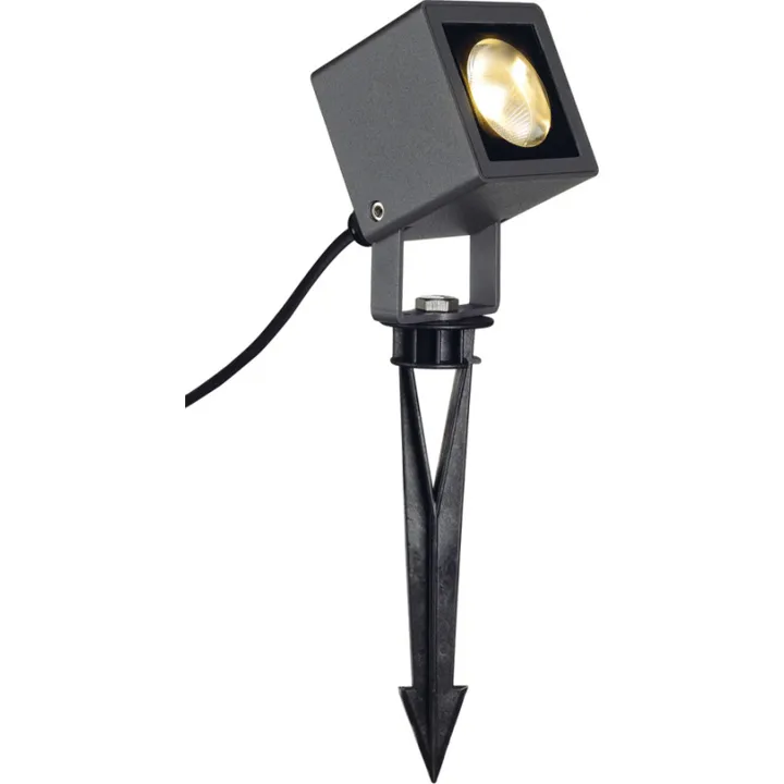 SLV Nautilus 10 firkantet, Antrasit – udendørslampe — produktfoto