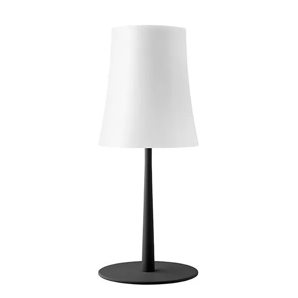 Foscarini Birdie Easy Sort & Opal – bordlampe — produktfoto