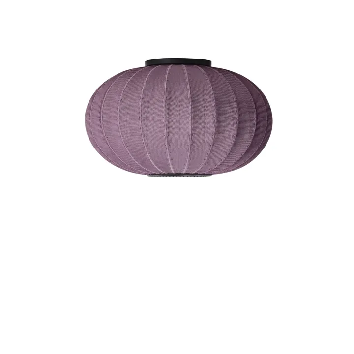 Made By Hand Knit-Wit Oval Loft/ Ø57 Burgundy – væglampe — produktfoto