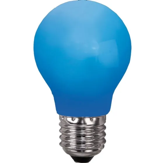 Spotlight Udendørs LED OUT Ø55mm IP20 LED 1W E27, blå – pære — produktfoto
