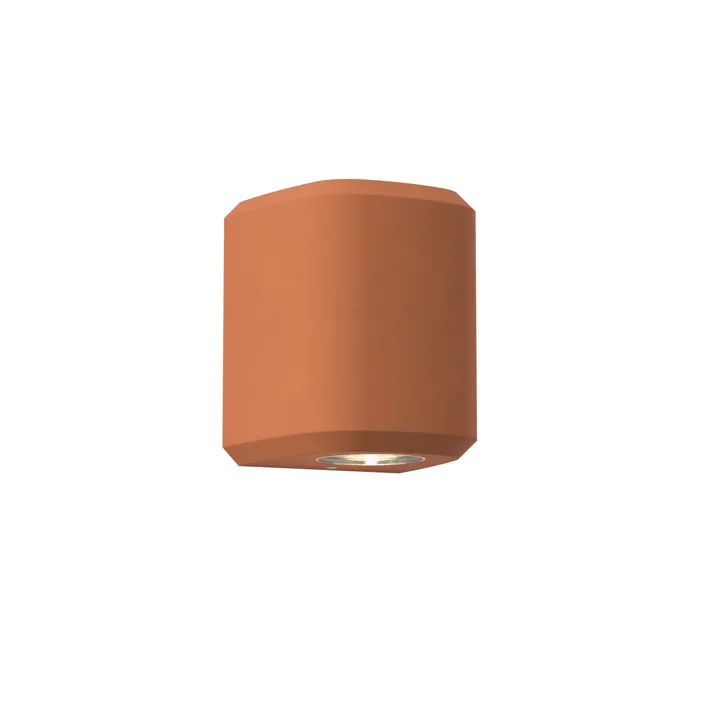 Astro Brixham Single Terracotta Concrete – væglampe — produktfoto