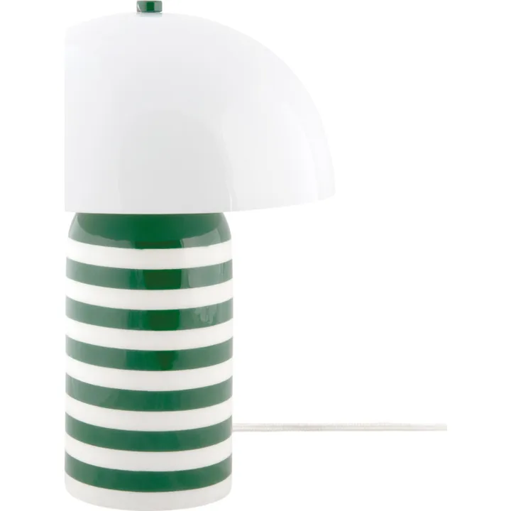 Leitmotiv Rayado Retro , stribet grøn – bordlampe — produktfoto