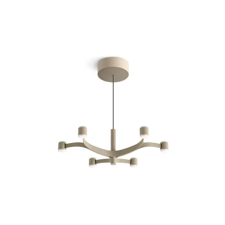 Stilnovo Fronda 6 Grey Beige 1019 – pendel — produktfoto