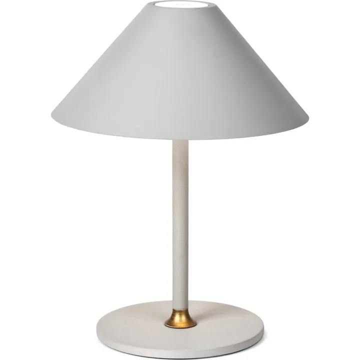 Halo Design Hygge genopladelig , H25 cm, lysegrå – bordlampe — produktfoto