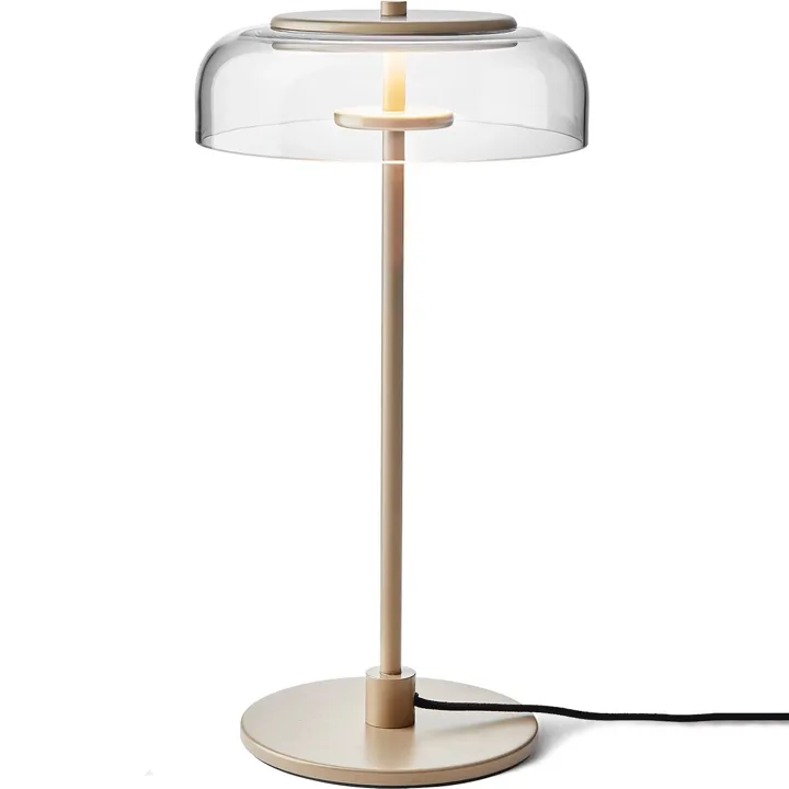 Nuura Blossi Nordisk Guld/Klar – bordlampe — produktfoto