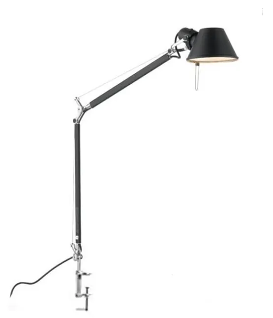 Artemide Tolomeo Mini , sort m bordklemme – bordlampe — produktfoto
