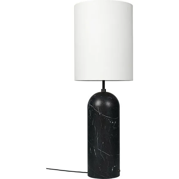 GUBI Gravity Tall XL Sort/Hvid – gulvlampe — produktfoto