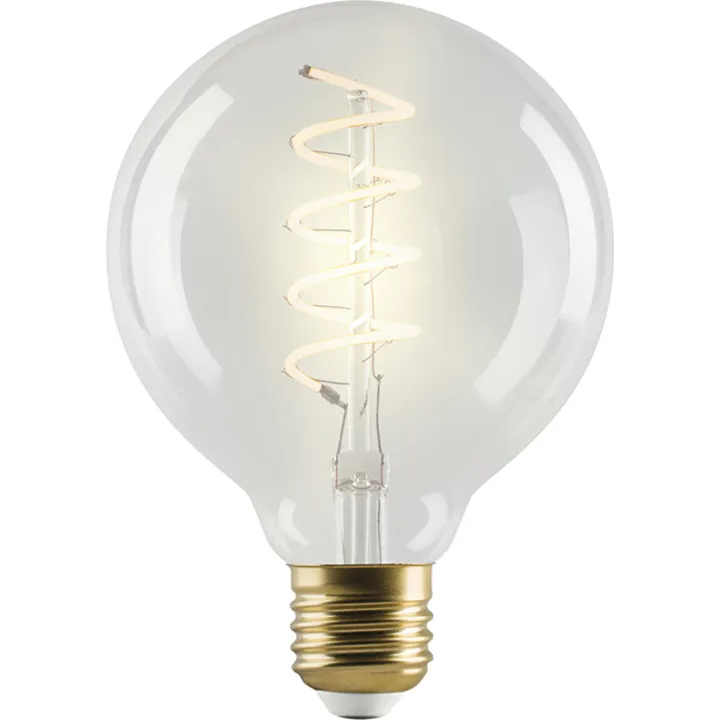 E3Light Vintage E27 globepære, 2200K, 4W – pære — produktfoto
