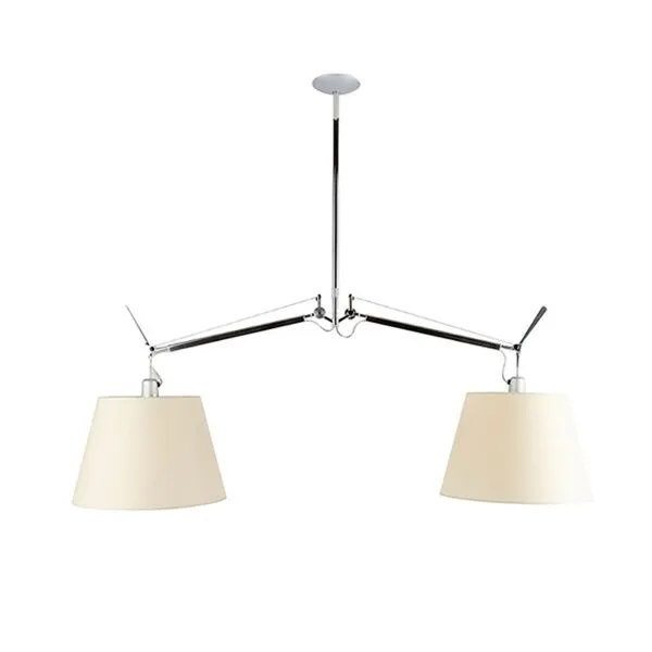 Artemide Tolomeo Basculante Pergament Ø32 – pendel — produktfoto