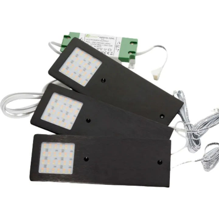 Loevschall Stella møbelspots m/on-off-dim - 3-kit/sort – spot — produktfoto