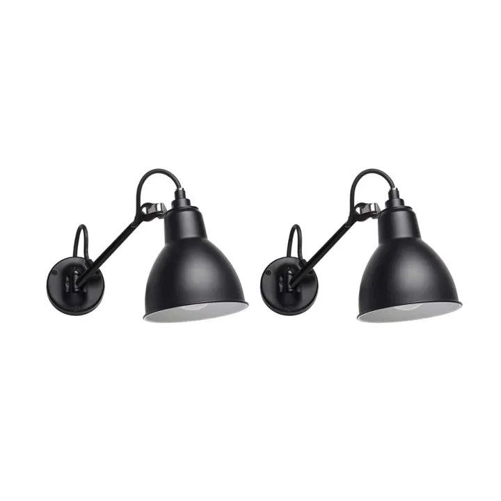 Lampe Gras 104 BADEværelse Sort 2 pak – væglampe — produktfoto