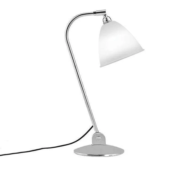 GUBI Bestlite BL2 Krom/Porcelæn – bordlampe — produktfoto