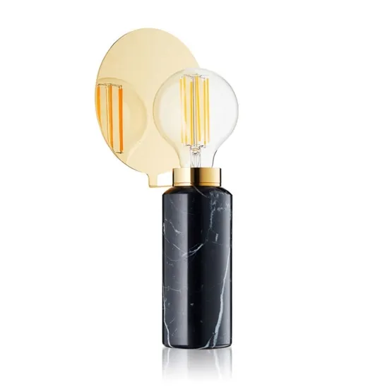 Design By Us Blindspot , Sort marmor – bordlampe — produktfoto