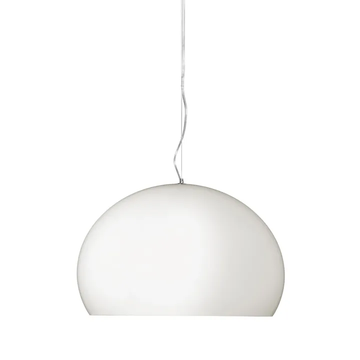 Kartell FL/Y Medium Mat Hvid/Sort Inderskærm – pendel — produktfoto