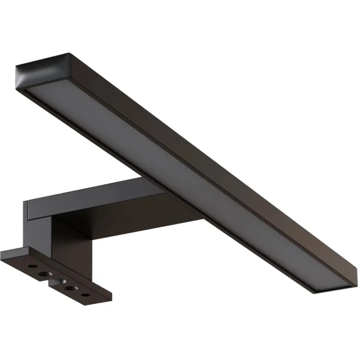 Dansani Mido+ Libra spejllampe, sort, 30 cm – væglampe — produktfoto