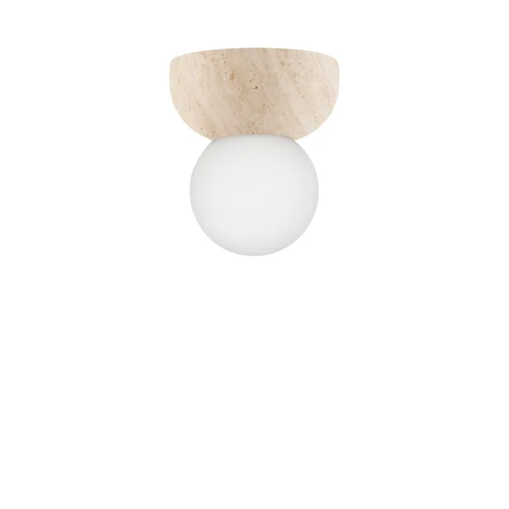 Globen Lighting Torrano 13 Væg/ Beige Travertin – væglampe — produktfoto