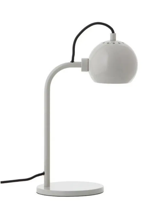 Frandsen Lighting Ball Single , blank pale grey – bordlampe — produktfoto