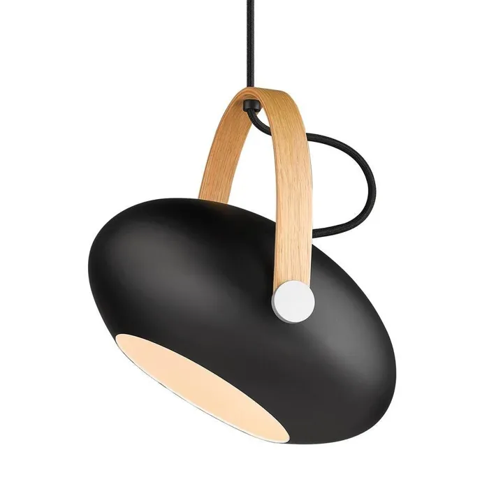 Halo Design D.C Ø26 Sort/Eg – pendel — produktfoto