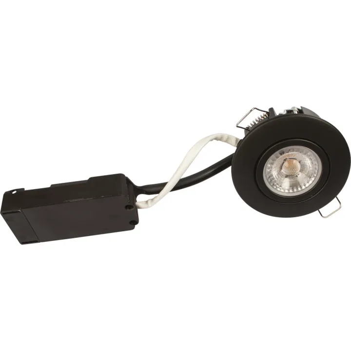 Scan Products Luna Low Profile indbygningsspot, 4000K, mat sort – indbygningsspot — produktfoto