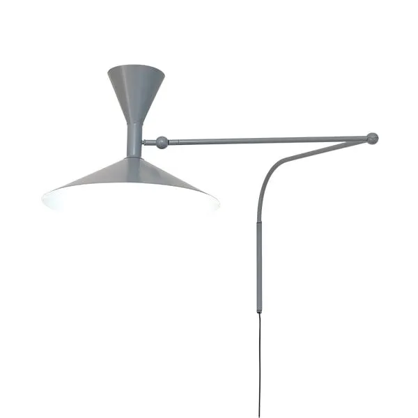 Nemo Lampe de Marseille Mat Grå – væglampe — produktfoto