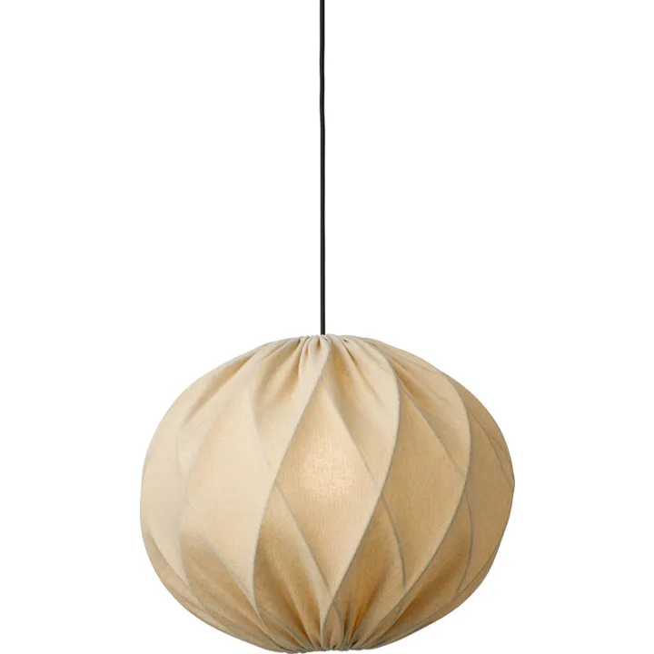 Nielsen Light Jasmin , sort ledning, sand – pendel — produktfoto