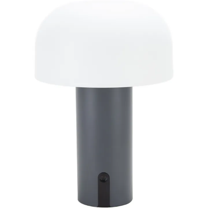 Veli Line Shape genopladelig , grå – udendørslampe — produktfoto