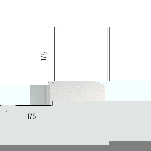 Flos Climber Down 175 Brun – udendørslampe — produktfoto