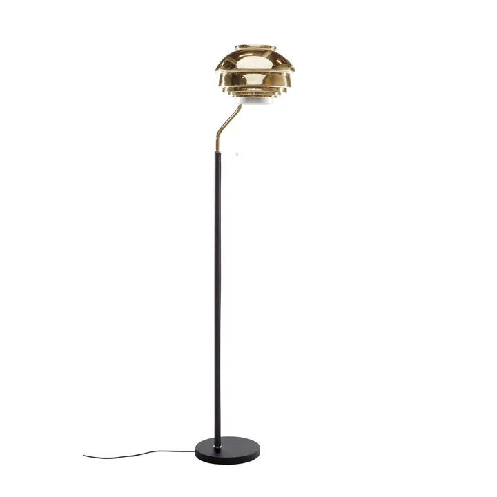 Artek A808 Poleret Messing – gulvlampe — produktfoto