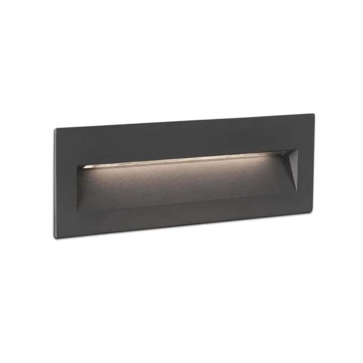 Faro NAT Recessed Mørk Grå – udendørslampe — produktfoto