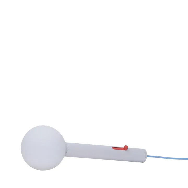 Hübsch Talk Lysegrå – transportabel bordlampe — produktfoto