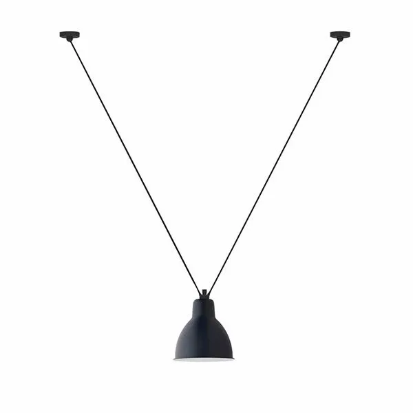 La Lampe Gras N323 XL Mat Blå Round – pendel — produktfoto