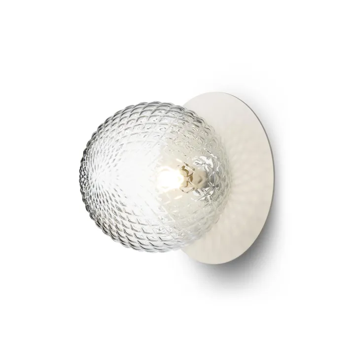 Nuura Liila 1 Limited Edition Medium Beige/Optic Clear – væglampe — produktfoto