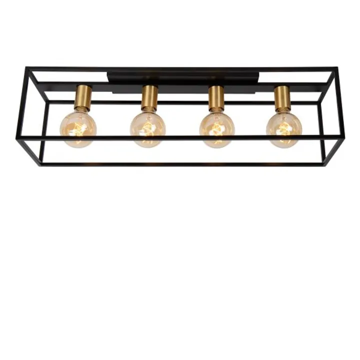 Lucide Ruben 4 Sort – loftlampe — produktfoto