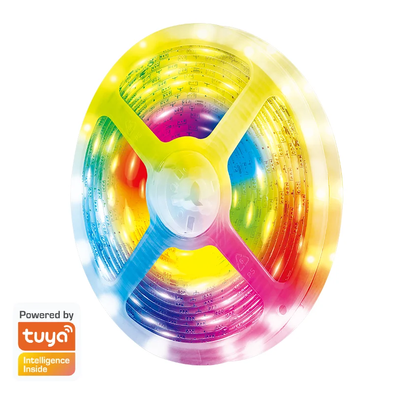 LogiLink Wi-Fi smart RGB-LED-tape, self-adhesive, Tuya compatible, 5 m — produktfoto