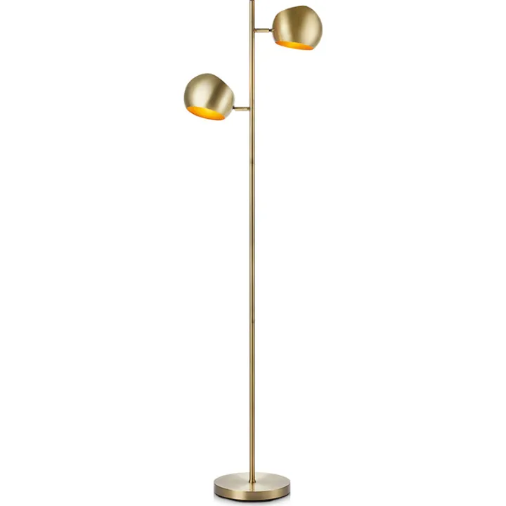 Markslöjd Edgar , antik messing – gulvlampe — produktfoto