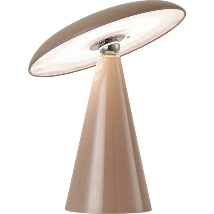 Leitmotiv Phoebe genopladelig , brun – bordlampe — produktfoto