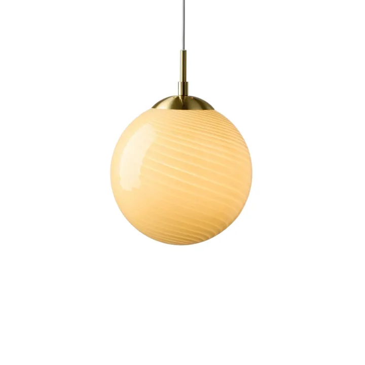 Halo Design Candy Ball Ø20 Creme – pendel — produktfoto