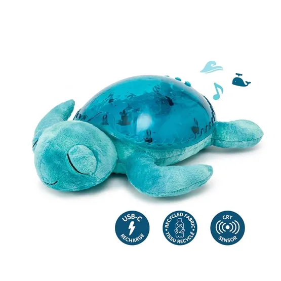 CloudB Tranquil Turtle, aqua (genopladelig) – dekorationslys — produktfoto