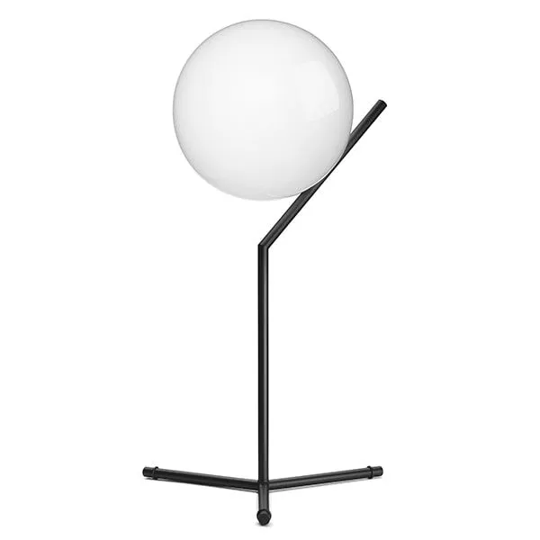 Flos IC T1 Høj Mat Sort – bordlampe — produktfoto