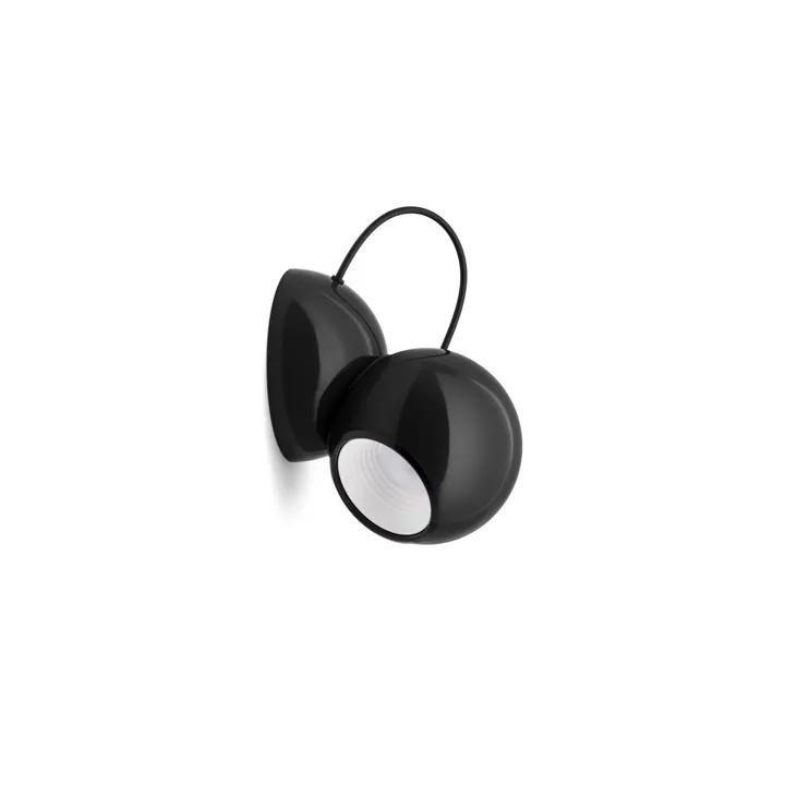 Stilnovo Gravitino Glossy Black – væglampe — produktfoto