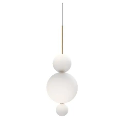 Karman Opium 3 Frostet/Aluminium/Bronze – pendel — produktfoto