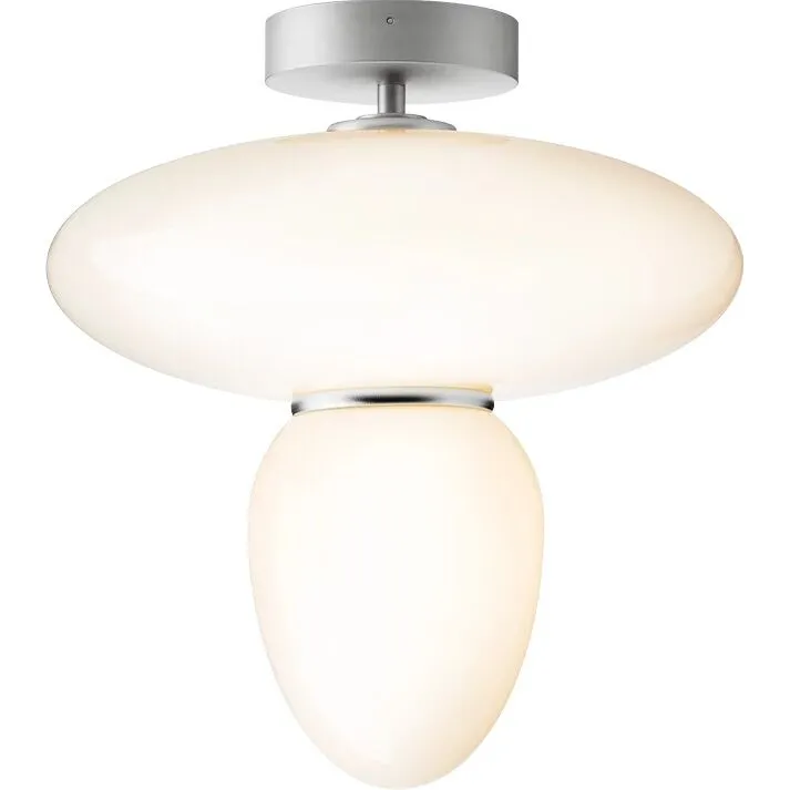 Nuura Rizzatto 42 Satin Sølv & Opal – loftlampe — produktfoto