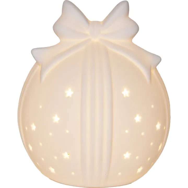 Star Trading Rozy julekugle med lys, 11 cm – dekorationslys — produktfoto
