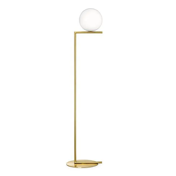 Flos IC F1 Messing – gulvlampe — produktfoto