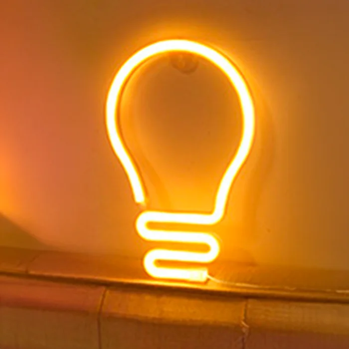 Geekd Lampe Neon LED Lys Varm Hvid – dekorationslys — produktfoto