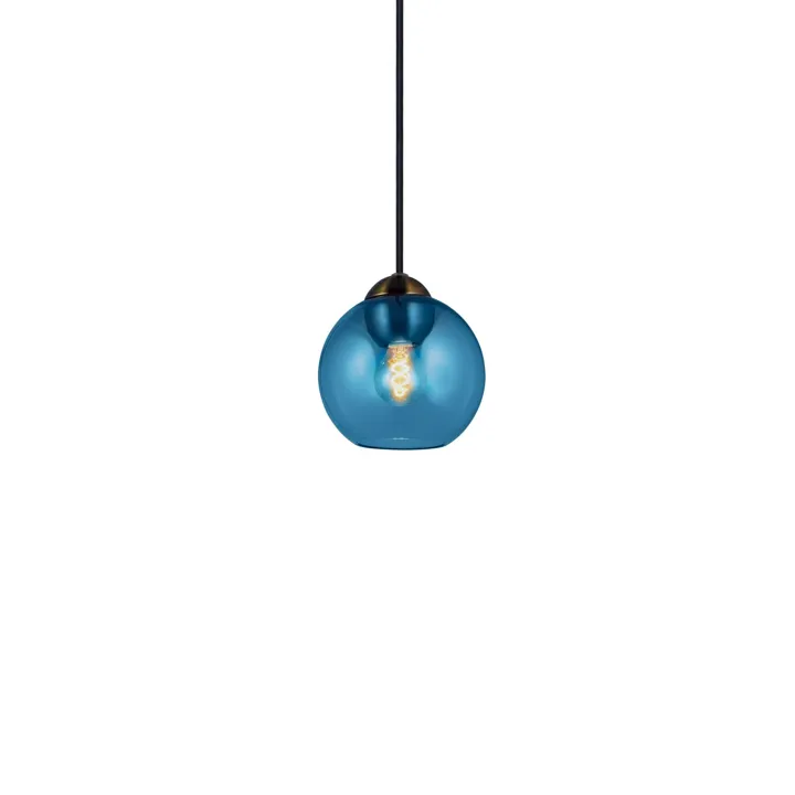 Halo Design Bubbles Mini Ø14 Blue – pendel — produktfoto